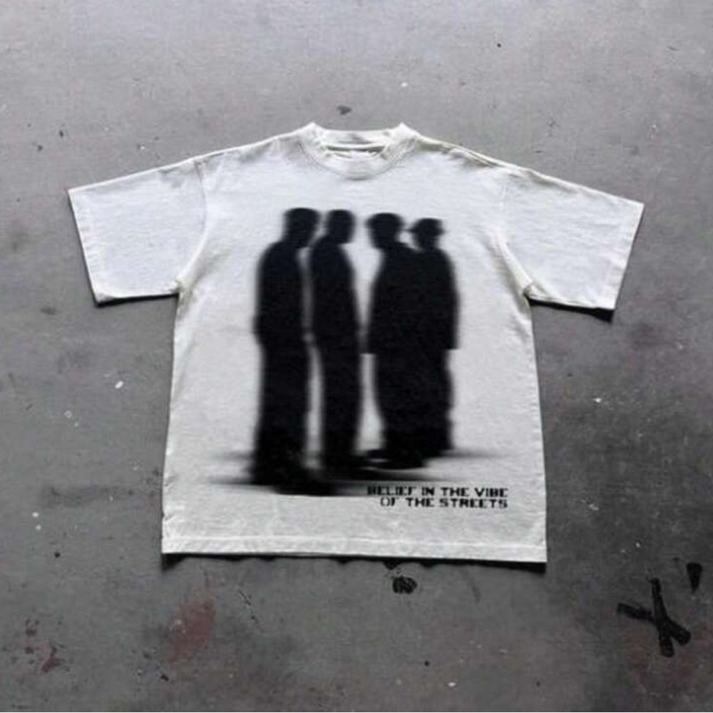 Graphic Print White T-Shirt